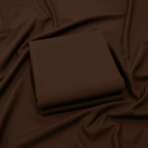 Men's Unstitched Suit Soft Wash & Wear. Brown